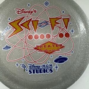 Disney MGM SCI-FI Dine In Theater Restaurant Glow-In-The-Dark Frisbee Disc